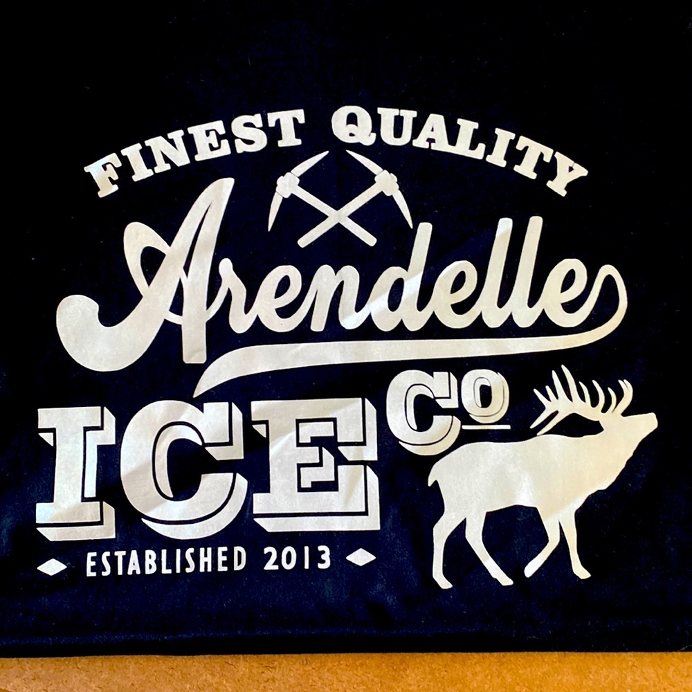 Arendelle Ice Co Disney Frozen theme shirt unisex size L